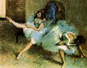 Edgar Degas Before the Ballet oil on canvas